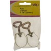 W4 Pole Adjustment Clamps - Silver, 1 1/8 Inch