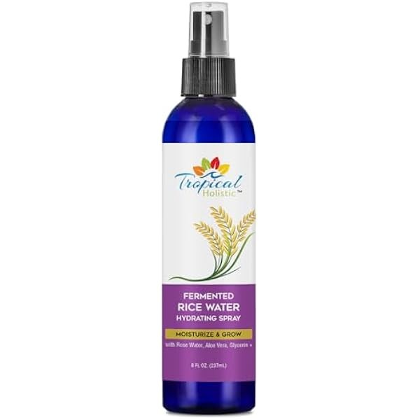 Rice Water Serum 8 fl oz- Hair Growth Moisturizer with