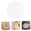 Gatuida 20PCS DIY Round Plastic Mesh Grid Plate for Cross