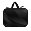 Tablet Sleeve Carrying Case w/Hidden Handle - Twilight Gray Black