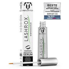 ROXUNITED COSMETICS LASHROX Eyelash Serum Hormone-Free Hormone-Free Growth Eyelash Extension Eyelash Growth Eyelash Serum Hyaluronic Acid Eyelashes (5.0 ml)