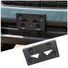 e-power-auto-Trim Front Bumper Tow Hook License Plate Mount Bracket For