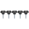 Tornillo de Ajuste de Perilla Manual, 5 Piezas M6 x