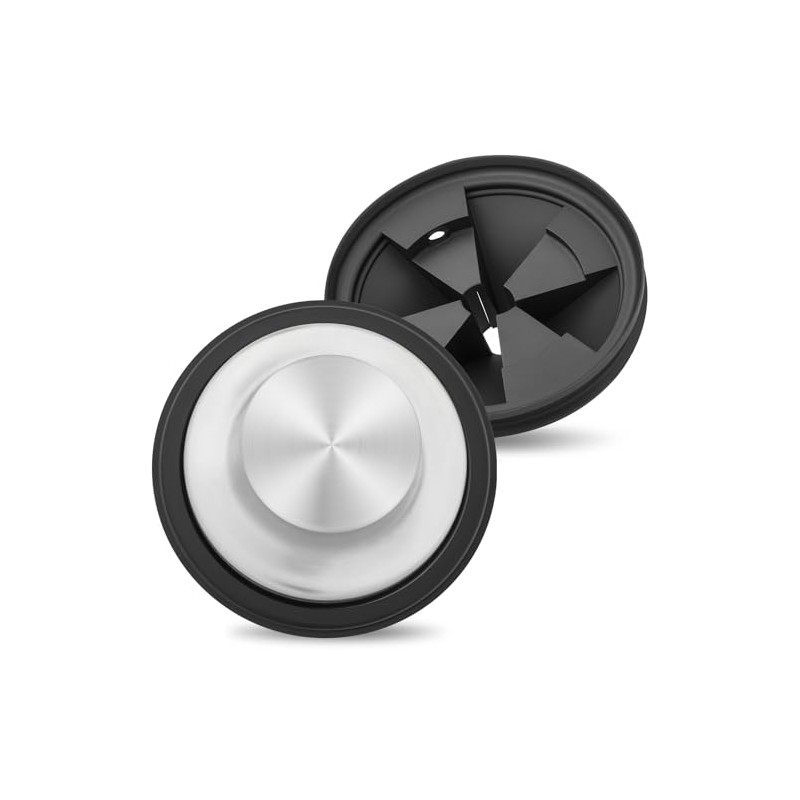 Garbage Disposal Splash Guard with Sink Drain Stopper Cover, Stainless