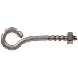 Hillman Stainless Steel Eye Bolt with Nut (1/4"-20 x 3")