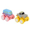 4pcs Pull Back Car Toys Cartoon Q Version Alloy Vehicle