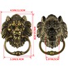 MOLIGOU Lion Head Door Knocker, 6 Inch Decorative Front Door