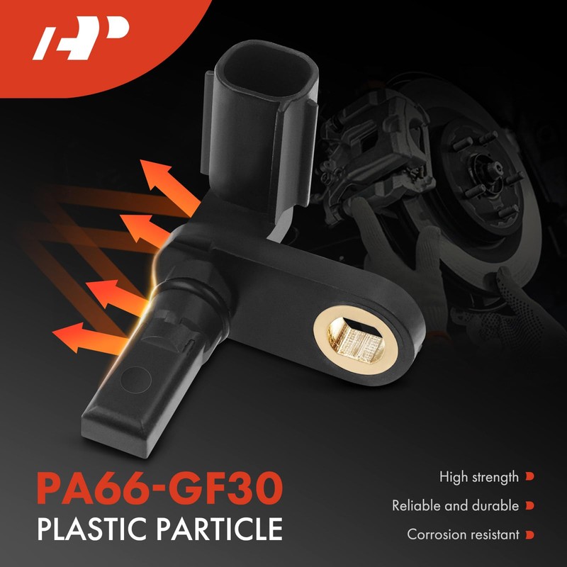 A-Premium 2PCS Front ABS Wheel Speed Sensor Compatible with Honda