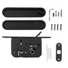 HOCONNIE Recessed Pocket Door Handle Sliding Door Lock and Pull