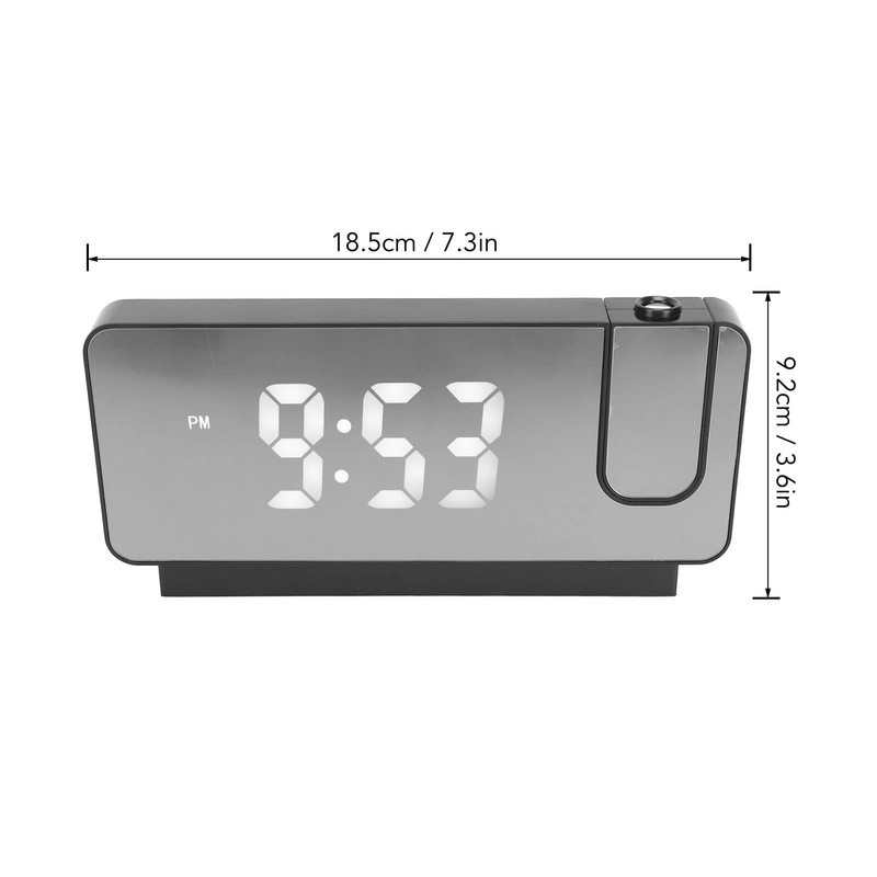 Projection Alarm Clock, HD LED Alarm Clock with Projection on