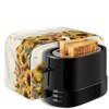 Talayituse Cat Sunflower Print Toaster Cover 2 Slice Bread Toaster