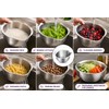 Stainless Steel Rice Washing Bowl for Kitchen Prep – 2-in-1