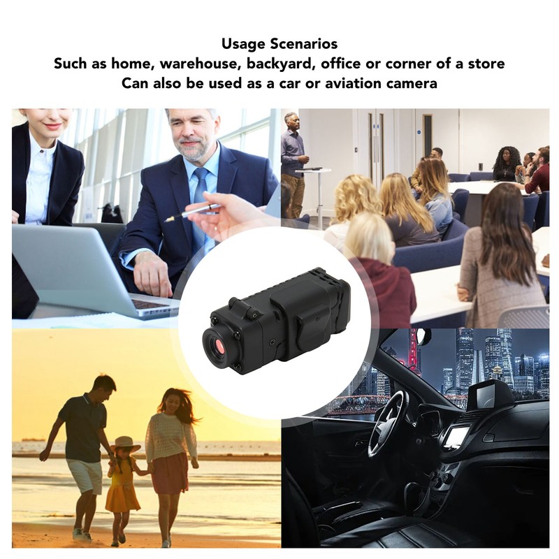 Mini Body Camera HD Night Vision Motion Detection 90 Degree