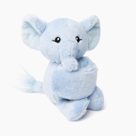 HUGIMALS Hug Babies Cute Mini Plush Stuffed Animal Bracelet for Kids | Soft & Cuddly Portable Comfort Adorable On-The-Go Companion for Travel School & Adventures Ages 2+ (Emory The Elephant)