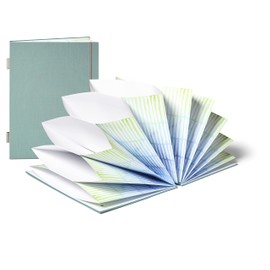 Savor | Fan Folio – Luxe Accordion File for Important Documents | Fabric Bound Acid-Free Accordion File Folder with Labels for Document and Record Storage, Home Paper Organization and Archive