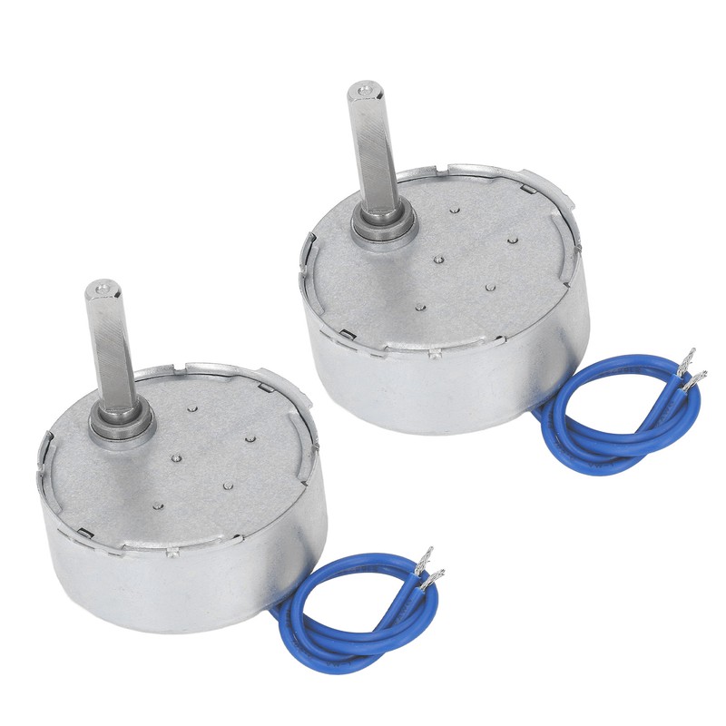 2 Pcs AC Synchronous Motor 50TYC 5 to 6 RPM