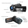 ORDRO 5K Video Camera Camcorder WiFi Night Vision Vlogging Camera
