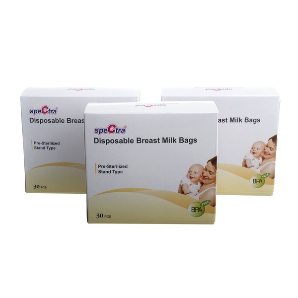 Spectra Pre-Sterilised Breast Milk Storage Bags (3 Packs)