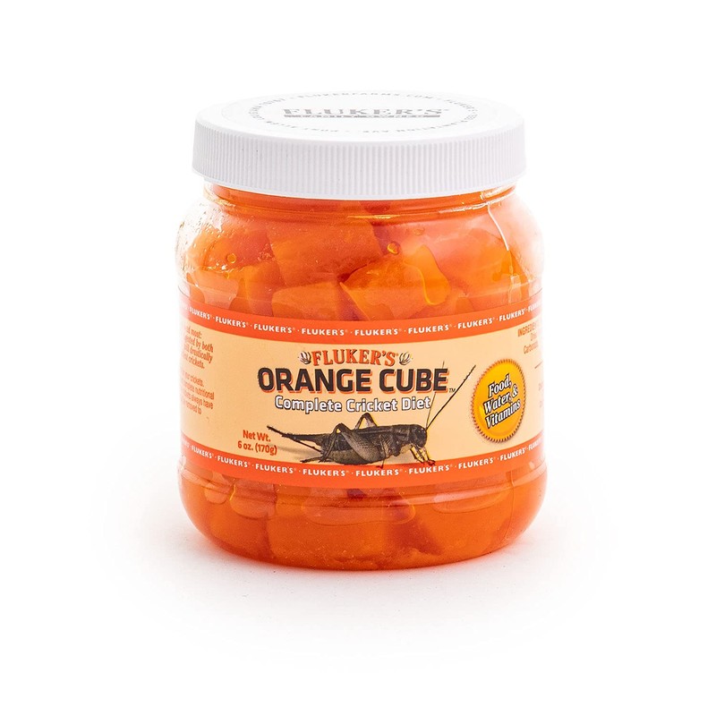 Fluker's Orange Cube Complete Cricket Diet, Gut Load Food for
