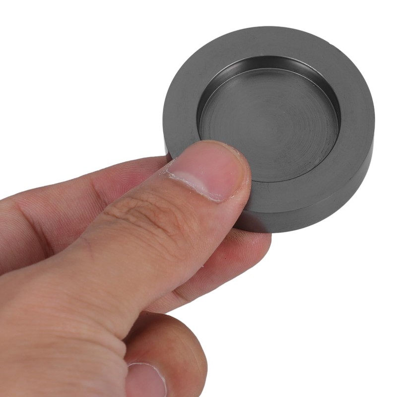 Operitacx Graphite Ingot Mold for Casting Metal Crucible Disk 1.77X0.39