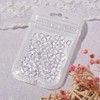 200PCS Clear Heart Nail Art Decals Charms for Nails, Clear