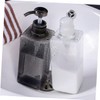 2Pcs Refillable Shampoo Pump Bottles Plastic Containers for Liquid Soap