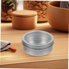 Ciieeo 4pcs Magnetic Spice Jars: 9cm/3.54" Diameter Stainless Steel Grains
