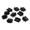 CablesOnline 10-Pack HDMI Male Dust Cover Port Protectors, Black (CV-H01-10)
