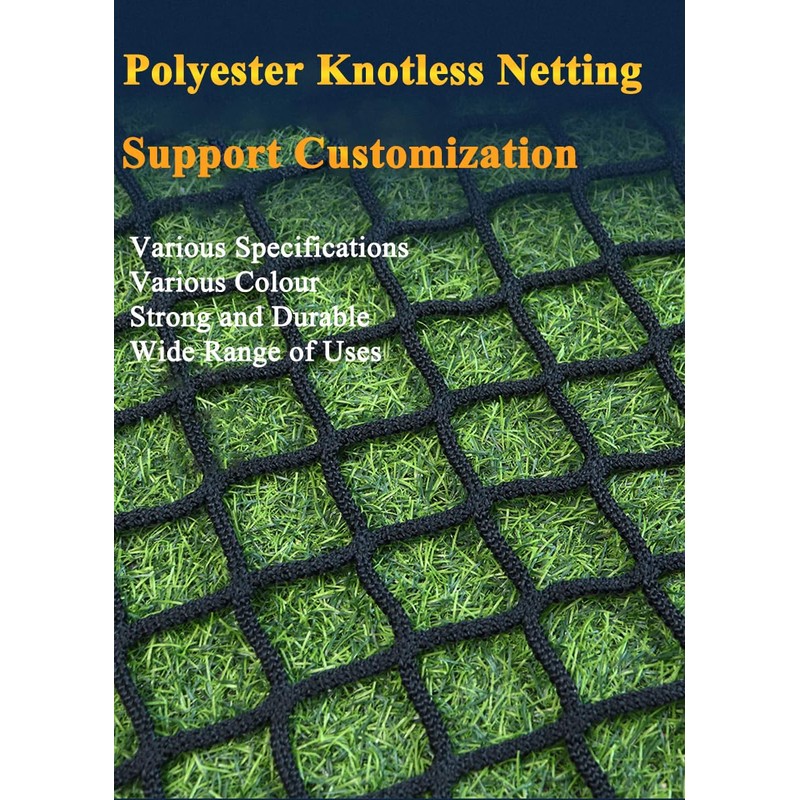Black Safety Rope Net for Kids, Exterior Guardrail Net for