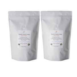 Purelife Enema Coffee- Medium Organic "Air Roasted" - 2 lbs - Lab Tested - Mold, Fungus and Mycotoxin Free - Specialty Grade Accepted By Gerson Institute- Buy 2 & Save!