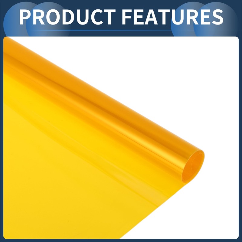 X AUTOHAUX Headlight Taillight Tint Film, Front Rear 47.24"x11.81" Car