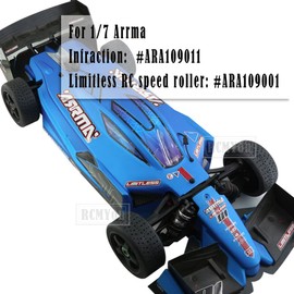 RCMYou RC Upgrades Part Dboots Hoons 42/100 2.9 Belted Rc Tires for 1/7 Arrma Infraction 6S BLX/Limitless,with Foam Inserts Mounted On 5-Spoke Wheels,Rc Tires Hops Up 4PCS,ARA55062,Black