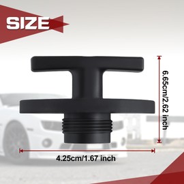 SPEEDWOX Ölfilter Plug Werkzeug Ölfilter Entfernungswerkzeug Ölfilterschlüssel Mechanisches Werkzeug Diesel Kompatibel mit 2013-2018 Dodge Ram 2500,3500,4500,5500 Dieselmotoren 5.9l 6.7l