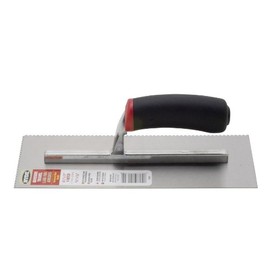 MARSHALLTOWN 971 Steel Notched Trowel, 3/16" x 5/32" Notch Size