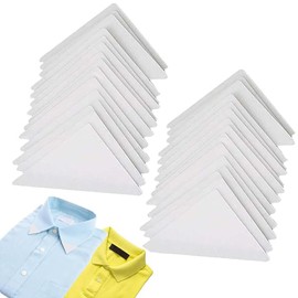 beiqilian 300 Pcs Collar Stay Stickers Shirt Collar Stiffeners Collar Stays Essential Mens Dress Shirt Men's Shirt Collar Shirt Stays Collar Stiffeners Shirt Collar Stickers White