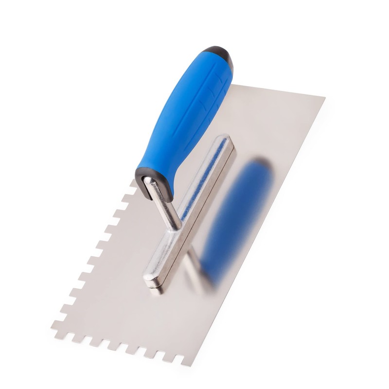 Mivos Toothed Smoothing Trowel 8 x 8 mm - Stainless
