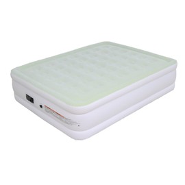 DIMAR GARDEN Queen Size Air Mattress with Built in Pump, Blow Up Mattress Inflatable Air Bed for Home, Light Green