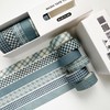 YUBBAEX 6 Rolls Checkered Masking Tape Set Grid Stripe Dots