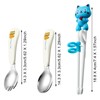 Training Children Beginners Chopsticks and Children's Training Spoon, SUS304 Environmental