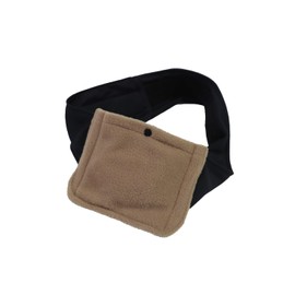 Warm WW Waist Warmer, Warms Acupuncture in the Waist, Tummy, Lightweight, Far Infrared Warmer, With Pockets, Waist Belt, Elastic Belt, Eco Warmer, Can Hold Warming Warmer, Warm Goods, Beige