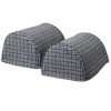 Classic Home Store Harris Tweed Pair of Standard Round Arm