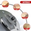 APIOLO Professional Cove Raised Panel with Back Cutter Router Bits