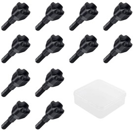 KURUGEILI 12PK 125 Grain Small Game Broadheads Hammer Blunt Point with Broadhead Case Screw in Arrow Tips for Hunting & Field Practice-Perfect for Small Game and Target Shooters