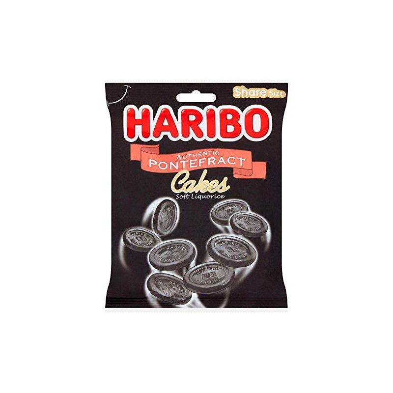 Haribo Pontefract Cakes 160g - Pack of 2