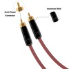 YARCHONN RCA Speaker Bare Cable Wire Speaker Pigtail Cord to