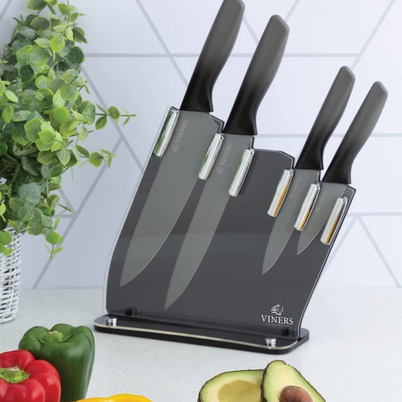 Viners Twilight Knife Block Set | 6-Piece