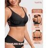 Vertvie Wireless Bras for Women Full Coverage Push Up Bra