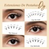 Luminlash Kit De Extensiones De Pestañas 8-18mm