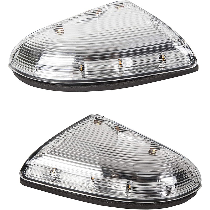 HECASA Mirror Turn Signal Light Housing Compatible with 2009-2018 Dodge