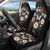 Quelytytrip Butterfly Hippie Floral Print Car Seat Cover for Women,Universal